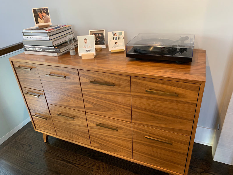 Record Cabinet 6 LP + 3 Singles Drawer (Large)