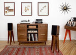 Open/Close 4 LP Drawer Record Cabinet