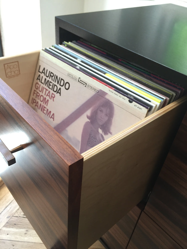 Record Cabinet 6 LP + 3 Singles Drawer (Large)