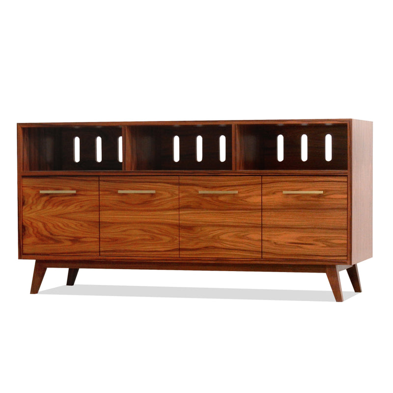 Open/Close 4 LP Record Cabinet Wide (Large)
